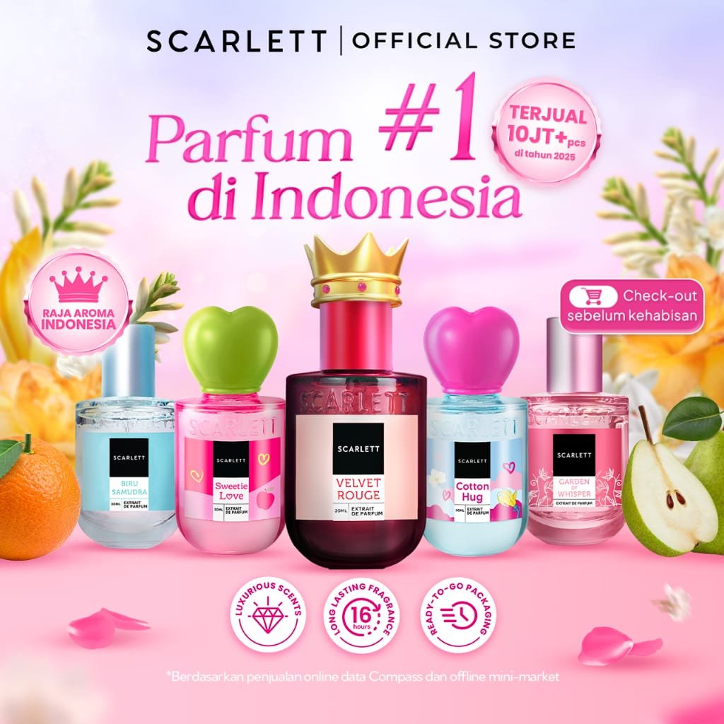 Scarlett Parfum original wangi tahan lama