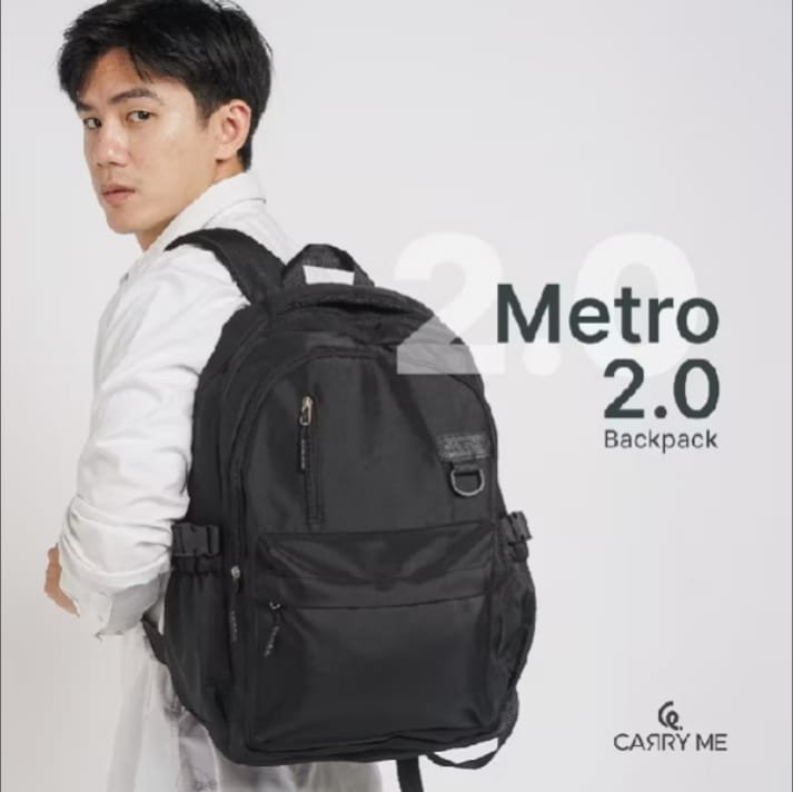 Carry Me Metro 2.0 Backpack Ransel Wanita Pria