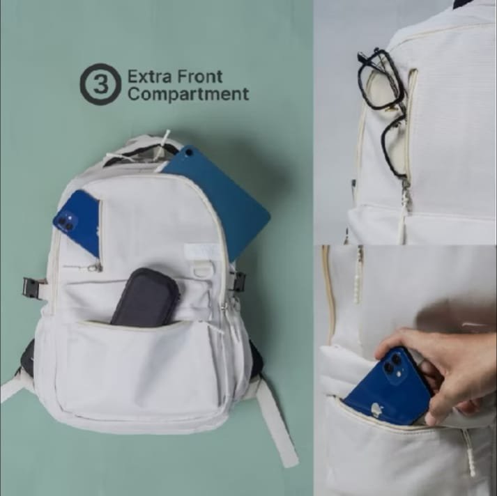 Carry Me Metro 2.0 Backpack Ransel Wanita Pria | Ringan, Stylish & Multifungsi - Gambar 2